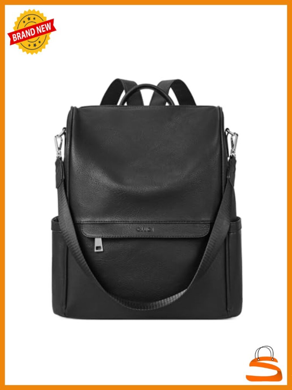 PU Leather Anti-theft Fashion Travel Backpack Purse Shoulder Bag